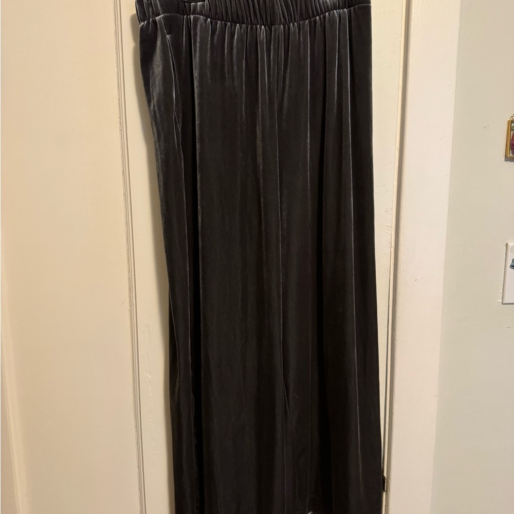 Uniqlo Steel Grey Velvet Pants